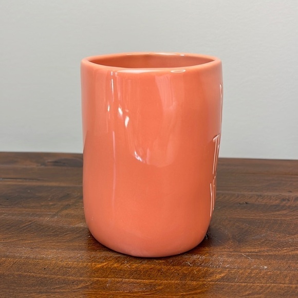 RAE DUNN • “RV There Yet?” Peach Mug - Picture 4 of 10